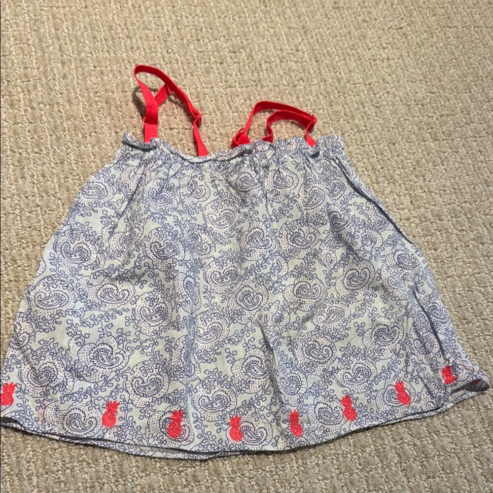 Egg Collective Blue and Red Kids Tank Top